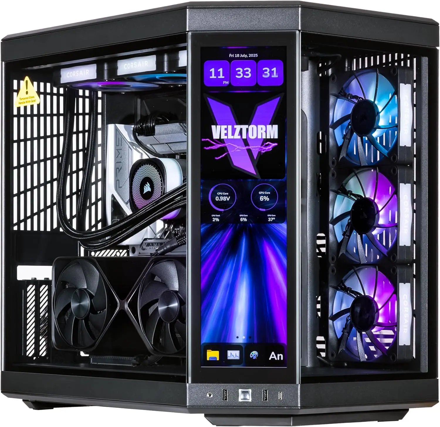 Rtx 5080 16Gb - PC Desktop Gaming Y70 dengan Layar