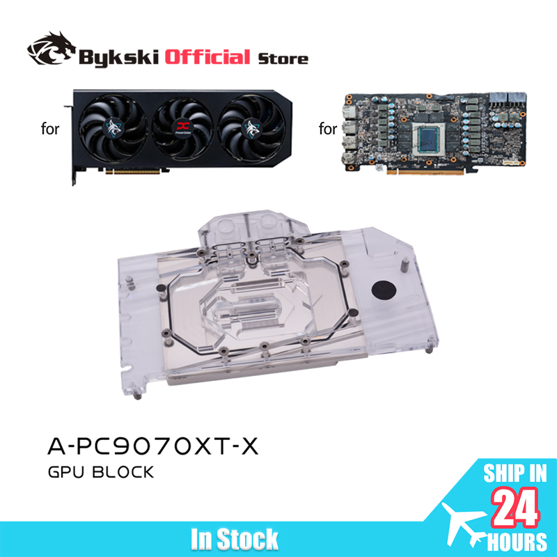 Rx 9070 Xt - Bykski A-PC9070XT-X GPU Water Block Digunakan