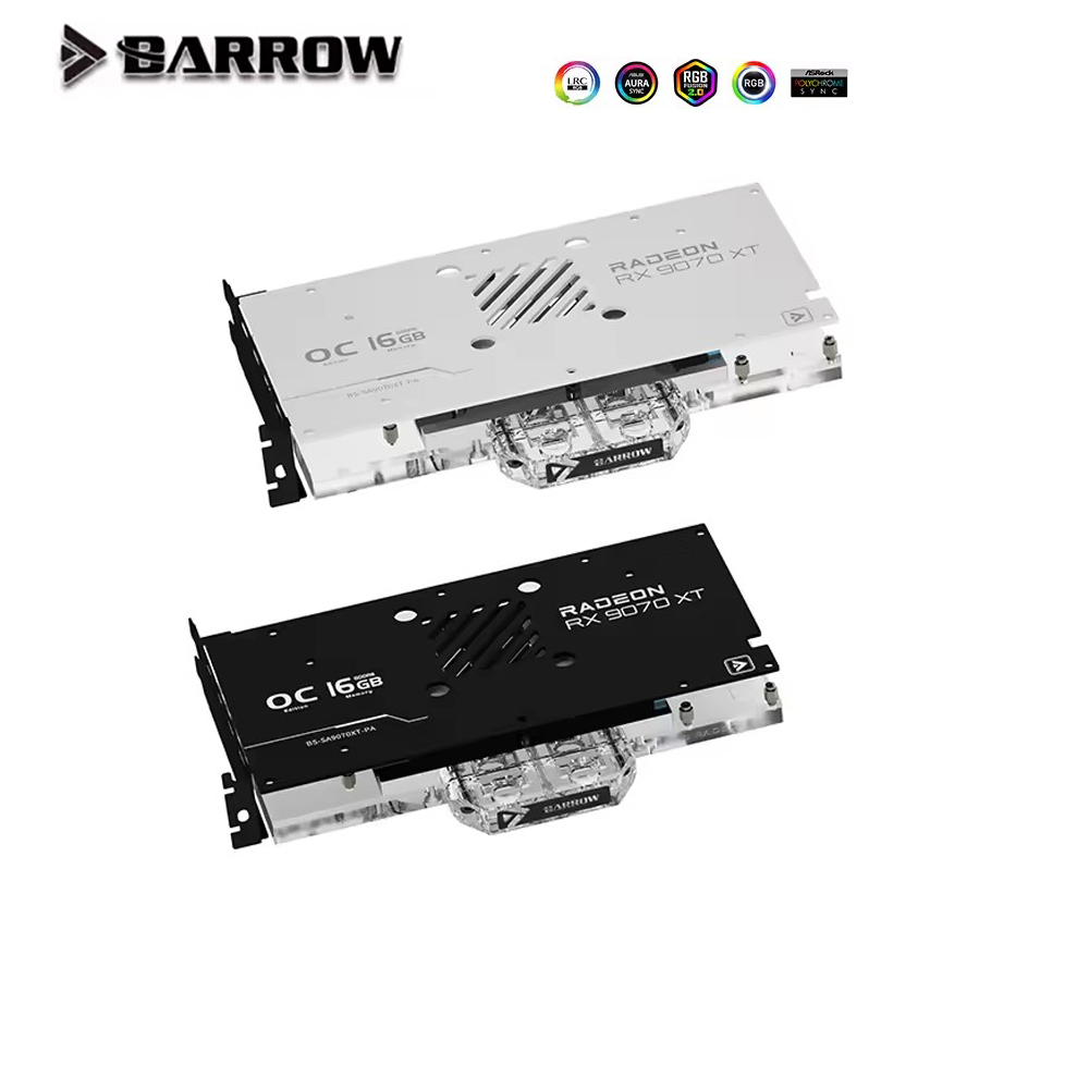 Blok Air GPU Barrow Untuk Kart - Rx 9070 16Gb ulasan dan harga