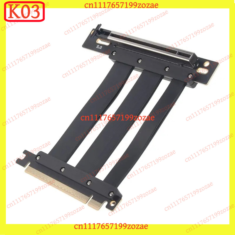 Kabel Ekstensi Riser Slot 90 D - Pcie 5.0 Gpu Riser Cable ulasan dan harga