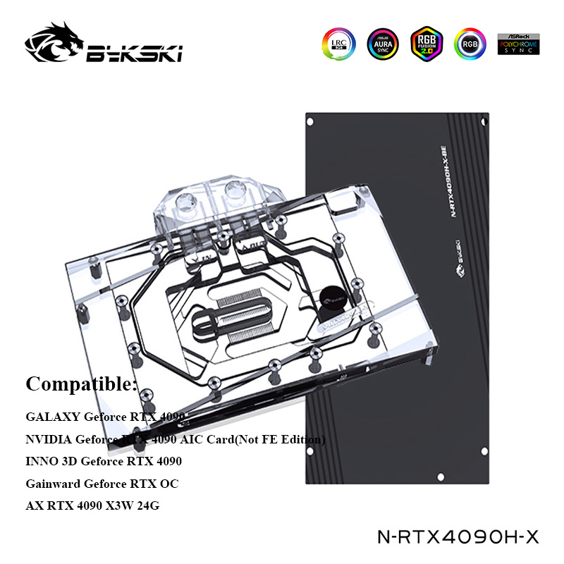 Blok Air Bykski Untuk NVIDIA ( - Rtx 4090 Water Block ulasan dan harga
