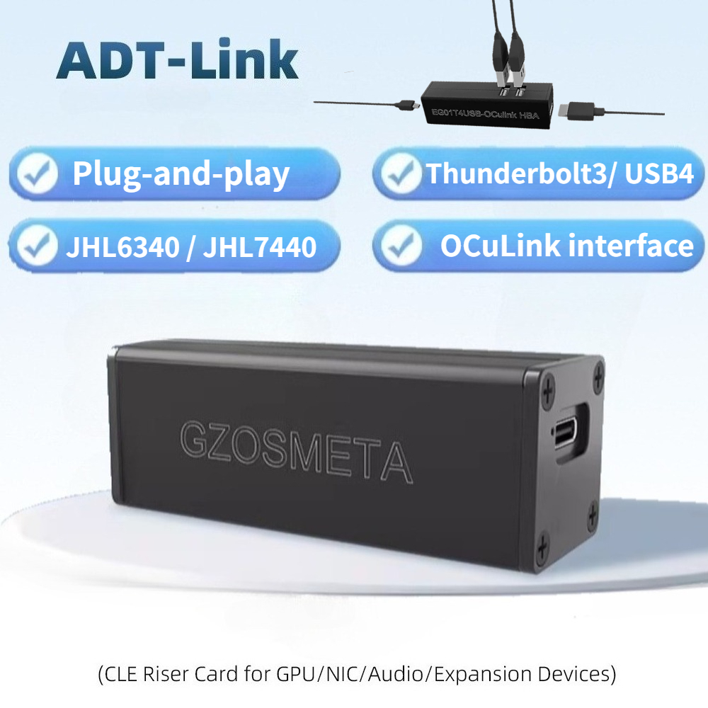 Adaptor T3 / T4 OCuLink Thunde - Gpu External Dock Egpu Thunderbolt 4 ulasan dan harga