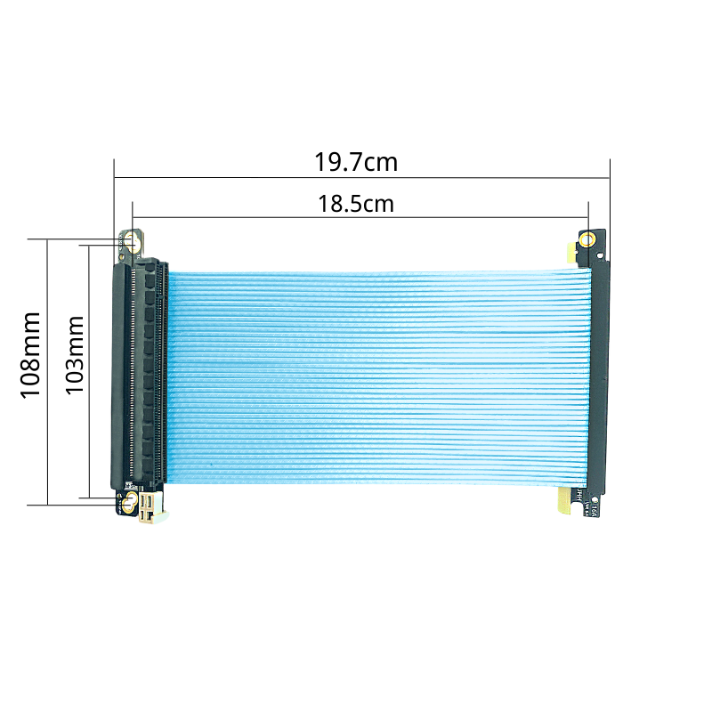 Kabel Riser Pcie 4.0 Terbalik  - Itx Gpu Riser Pcie 4.0 16X ulasan dan harga